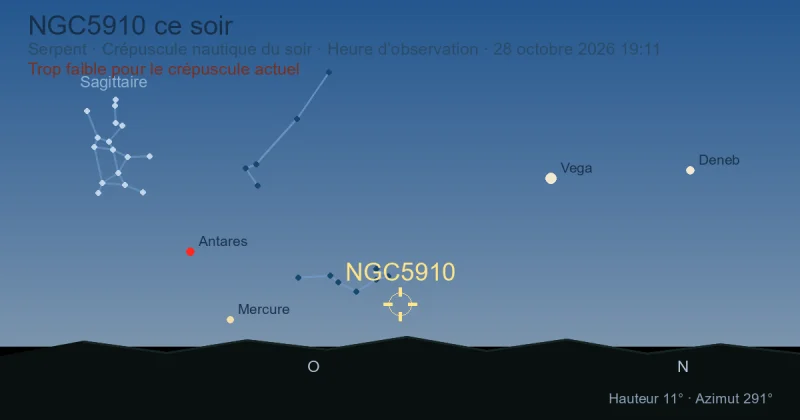 NGC5910 ce soir