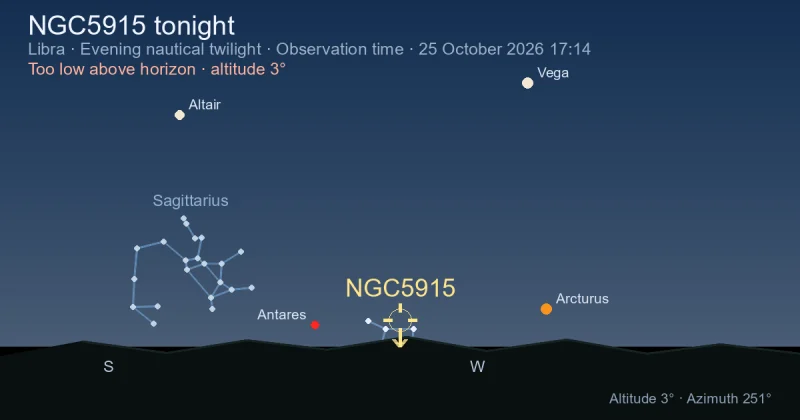 NGC5915 tonight