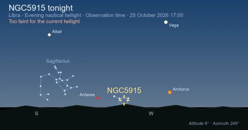 NGC5915 tonight