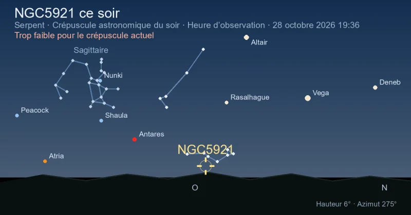 NGC5921 ce soir
