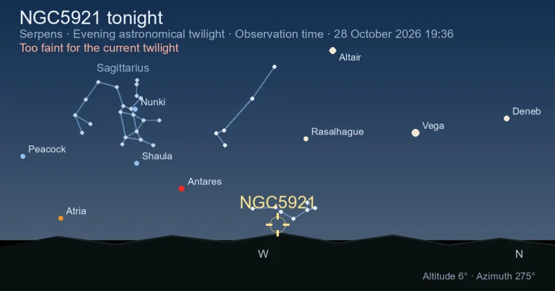 NGC5921 tonight