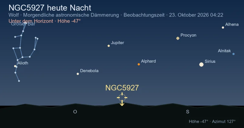 NGC5927 heute Nacht