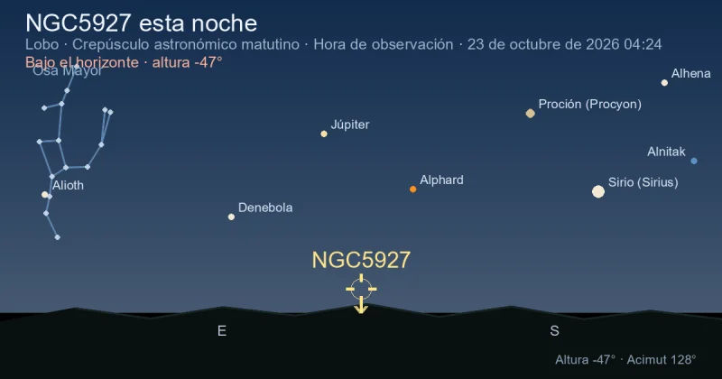 NGC5927 esta noche