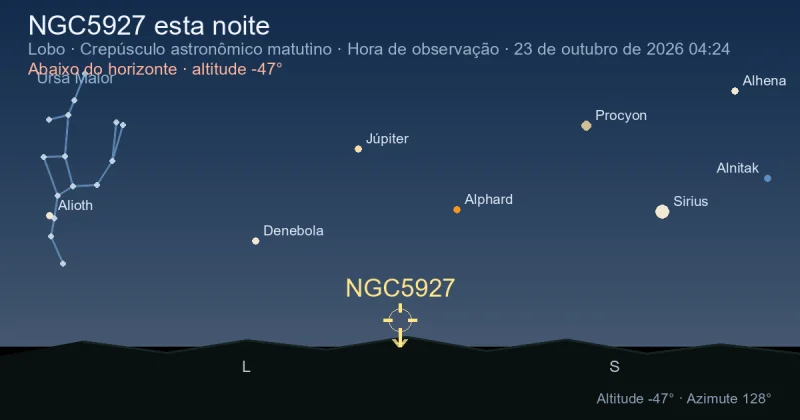 NGC5927 esta noite