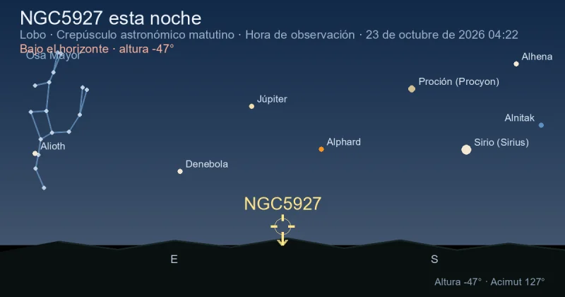 NGC5927 esta noche
