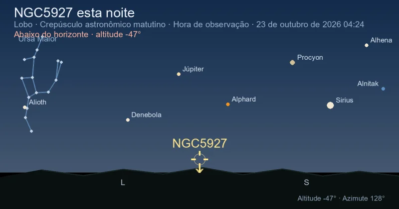 NGC5927 esta noite