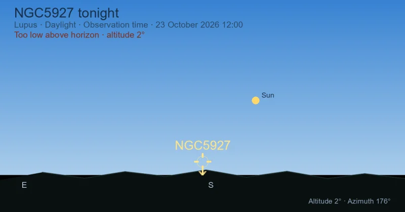 NGC5927 tonight