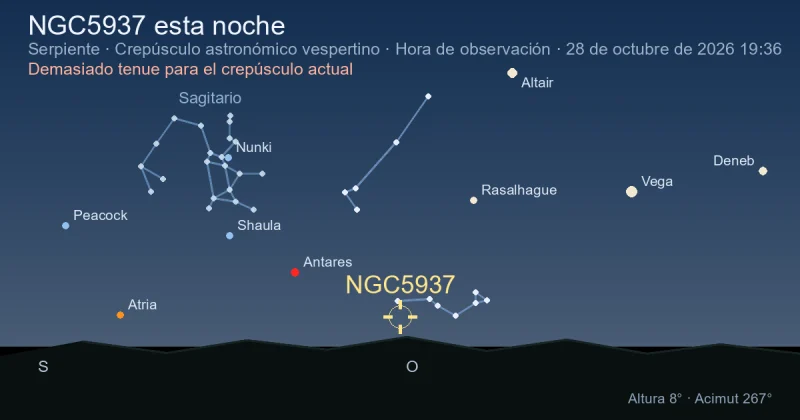 NGC5937 esta noche