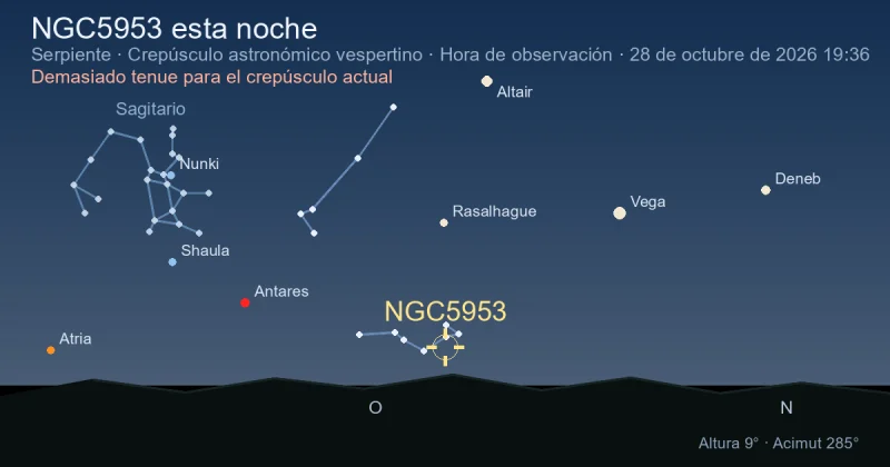 NGC5953 esta noche