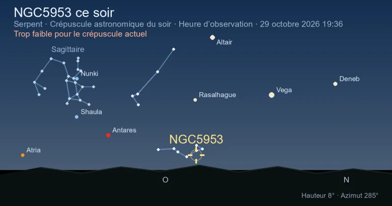 NGC5953 ce soir