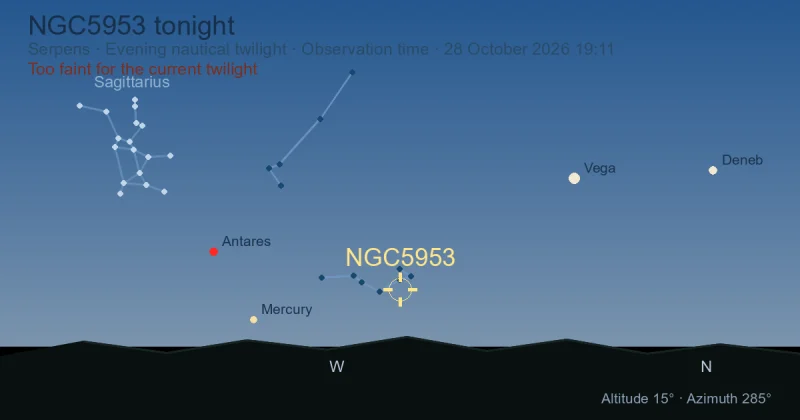 NGC5953 tonight
