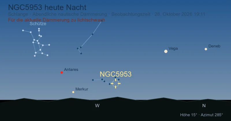 NGC5953 heute Nacht