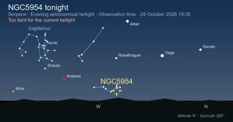 NGC5954 tonight