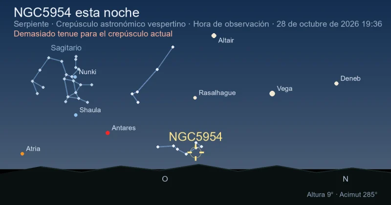 NGC5954 esta noche