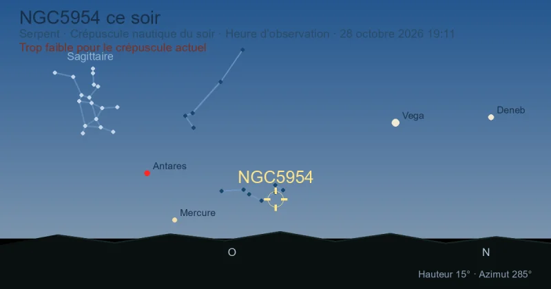 NGC5954 ce soir