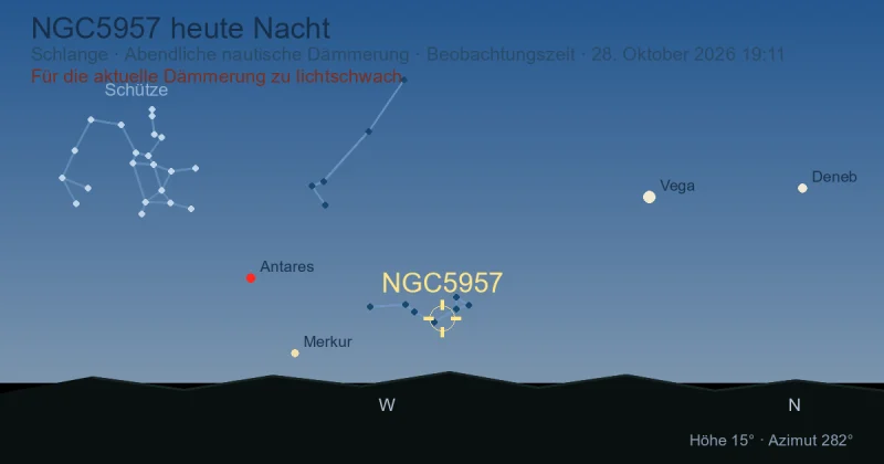 NGC5957 heute Nacht