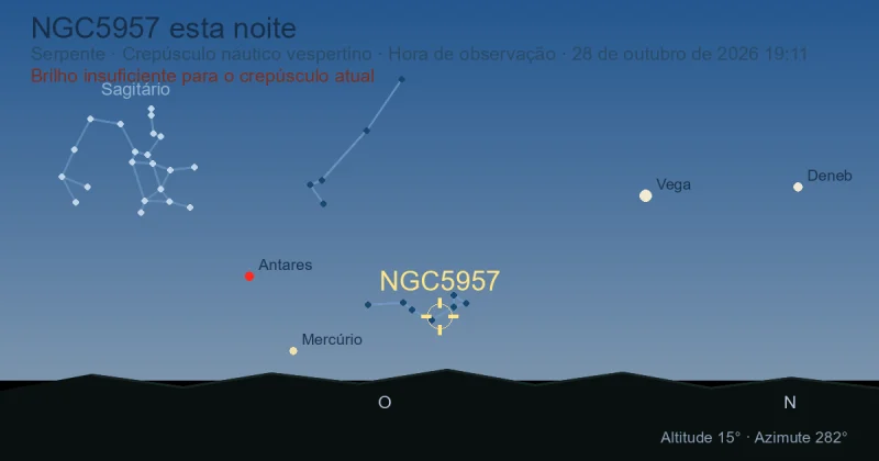 NGC5957 esta noite