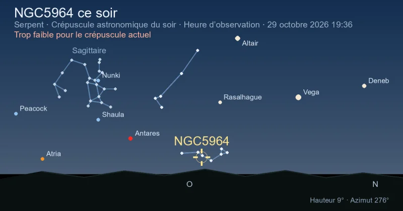 NGC5964 ce soir