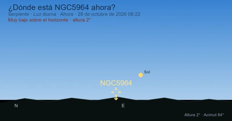 ¿Dónde está NGC5964 ahora?