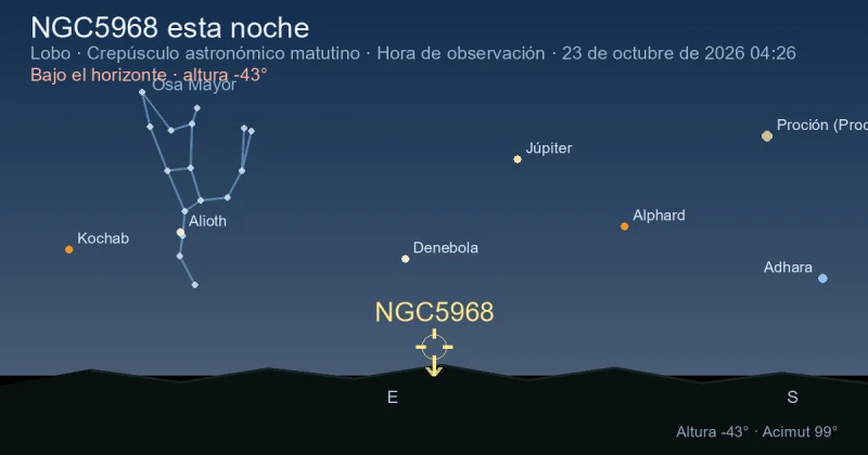 NGC5968 esta noche