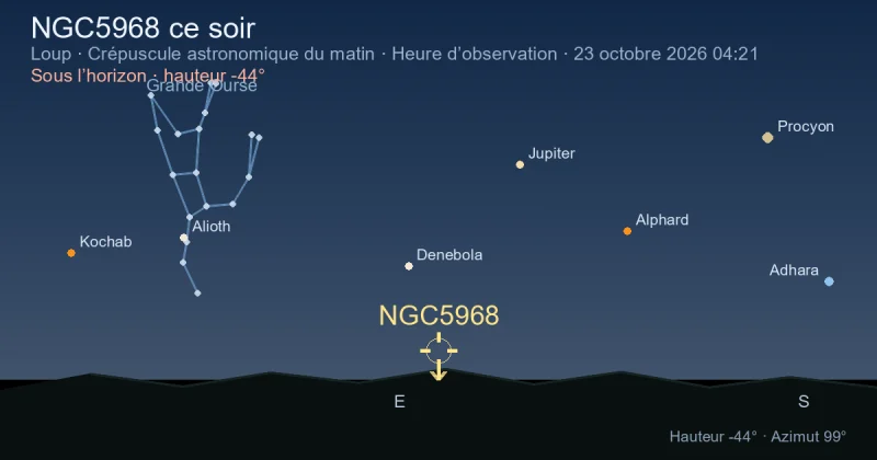 NGC5968 ce soir