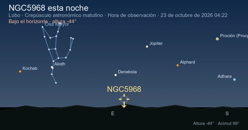 NGC5968 esta noche