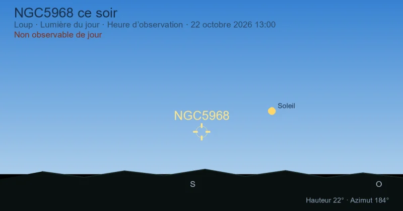 NGC5968 ce soir