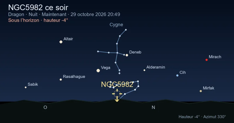 NGC5982 ce soir