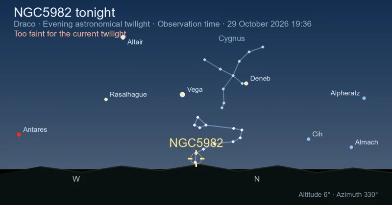 NGC5982 tonight