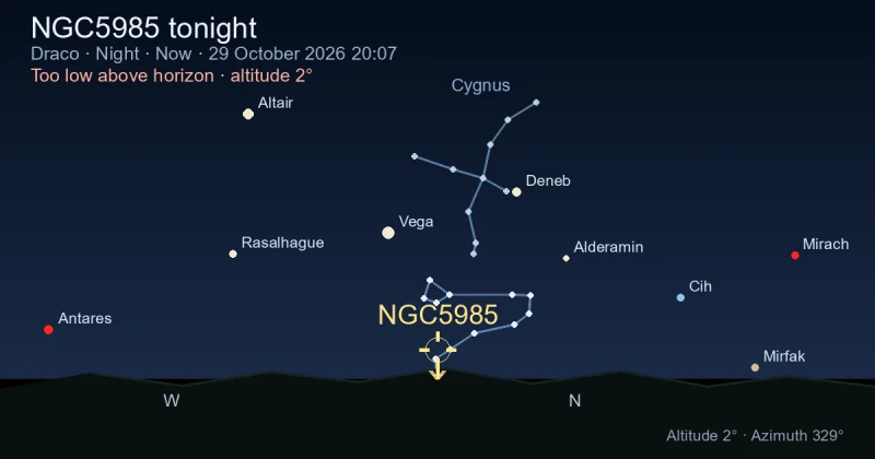 NGC5985 tonight