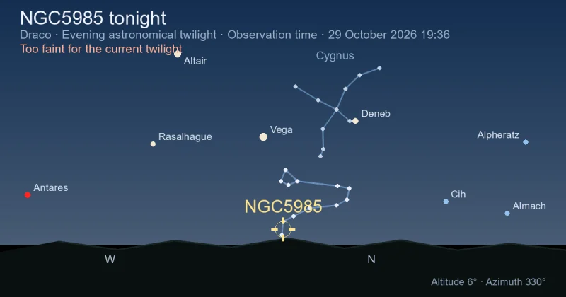 NGC5985 tonight