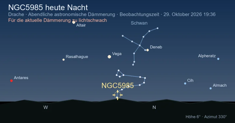NGC5985 heute Nacht