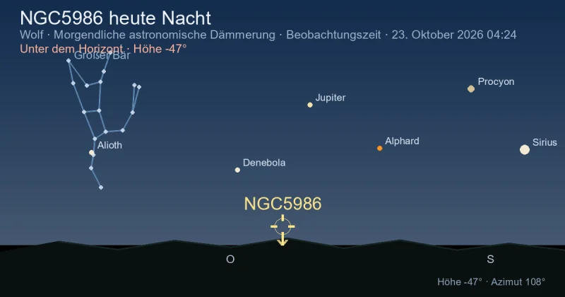 NGC5986 heute Nacht