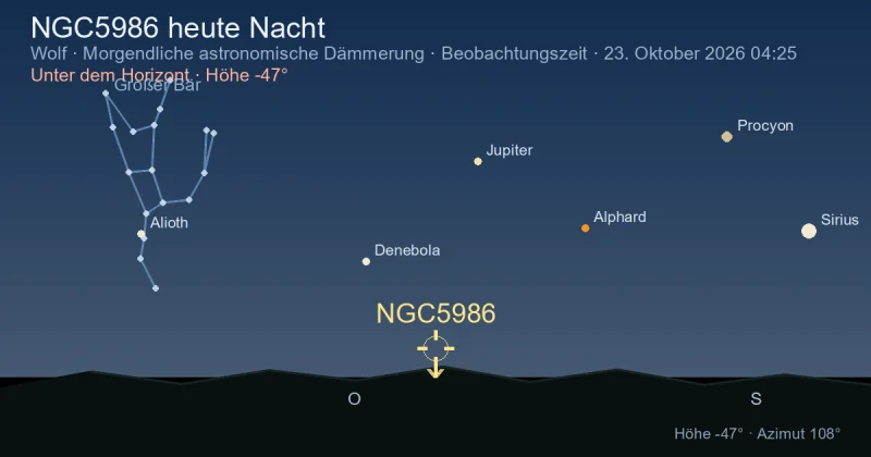 NGC5986 heute Nacht