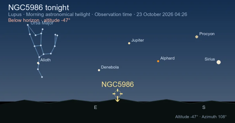 NGC5986 tonight