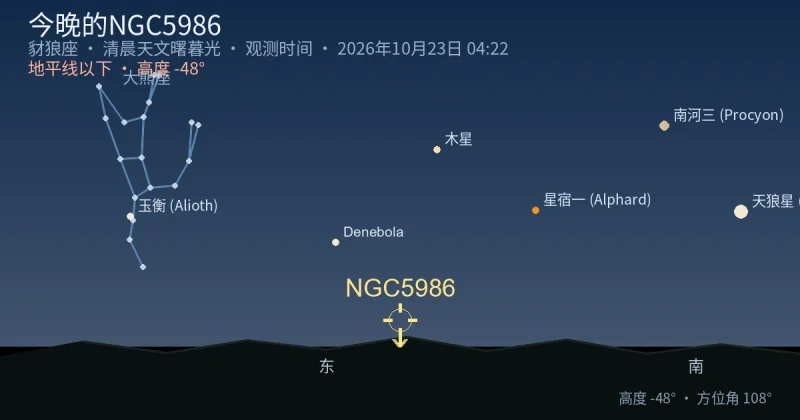今晚的NGC5986