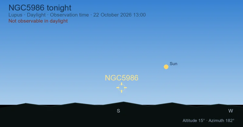 NGC5986 tonight