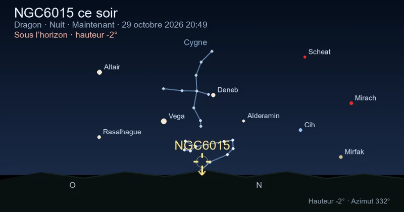 NGC6015 ce soir