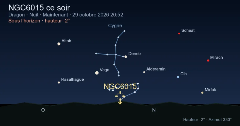 NGC6015 ce soir