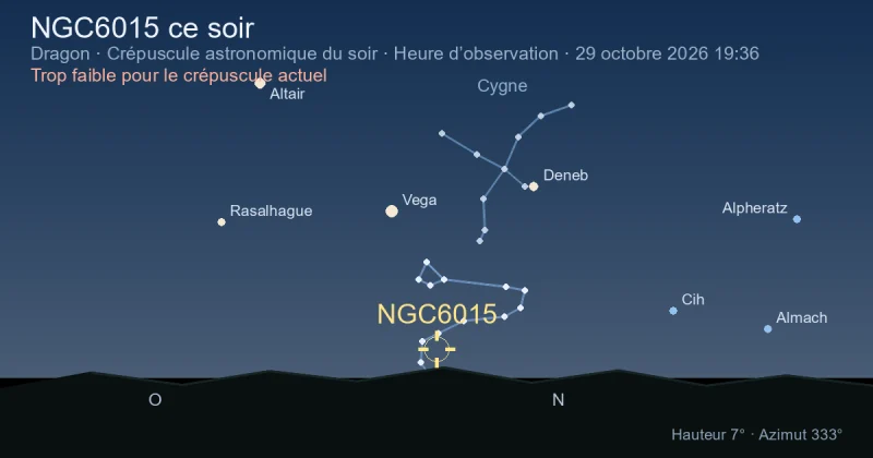 NGC6015 ce soir