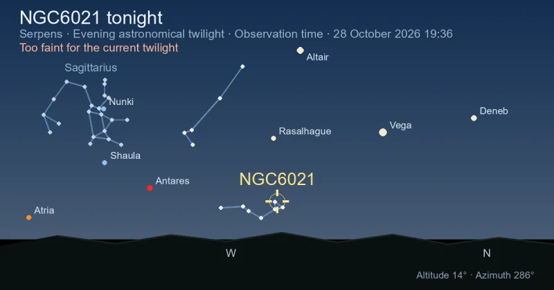NGC6021 tonight