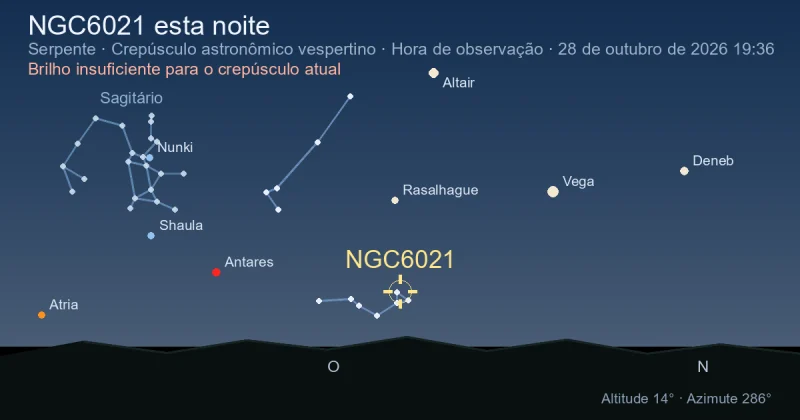 NGC6021 esta noite