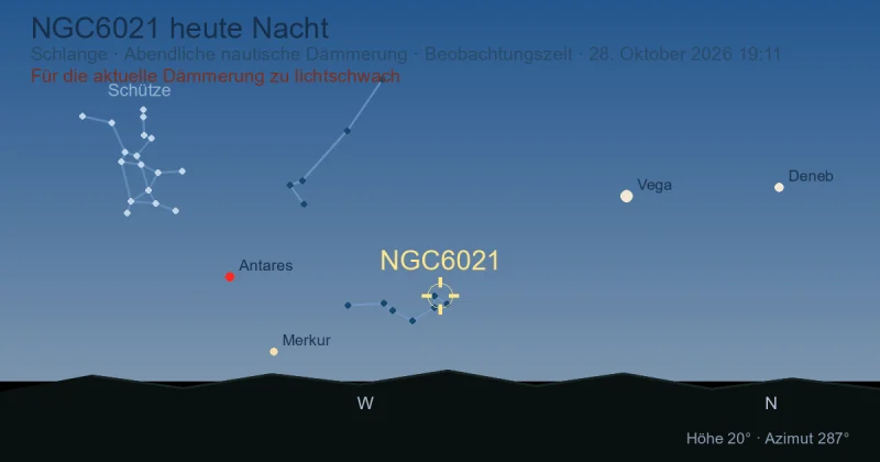 NGC6021 heute Nacht