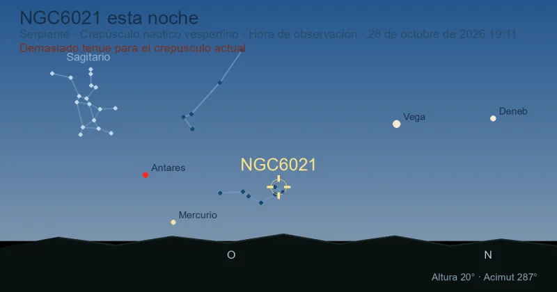 NGC6021 esta noche
