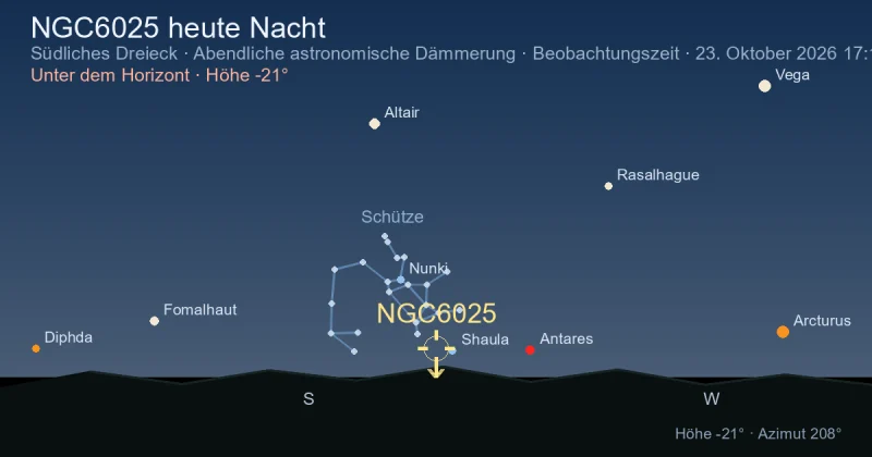 NGC6025 heute Nacht