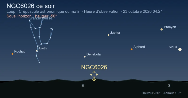 NGC6026 ce soir