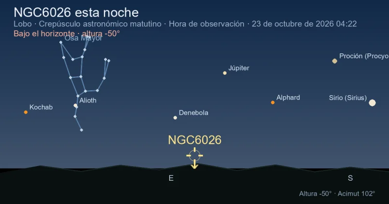 NGC6026 esta noche