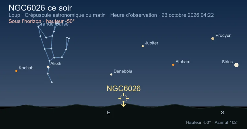 NGC6026 ce soir