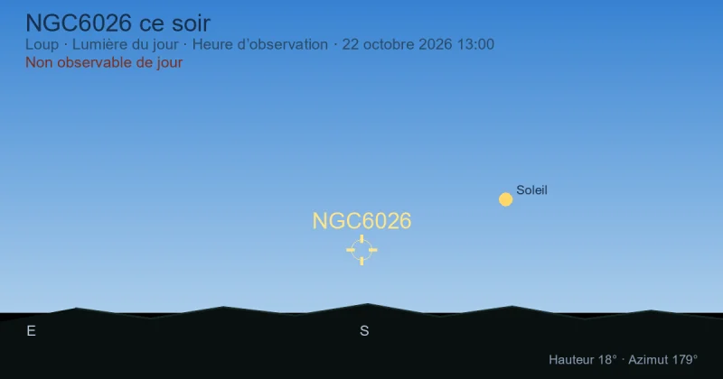 NGC6026 ce soir
