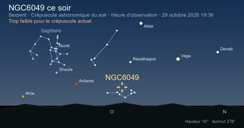 NGC6049 ce soir